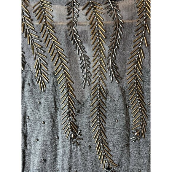 Haute Hippie Gray Bead Drapey Dress Size XS - Picture 7 of 12
